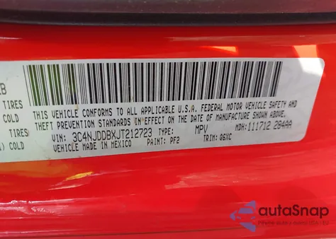 2018 Jeep Compass Trailhawk 4X4 из США, поврежденный, VIN 3C4NJDDBXJT212723